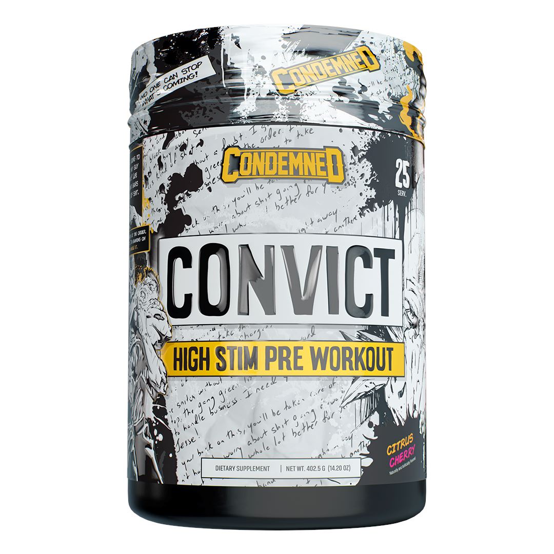 Convict NEW Pre workout Condemned Labz Citrus Cherry