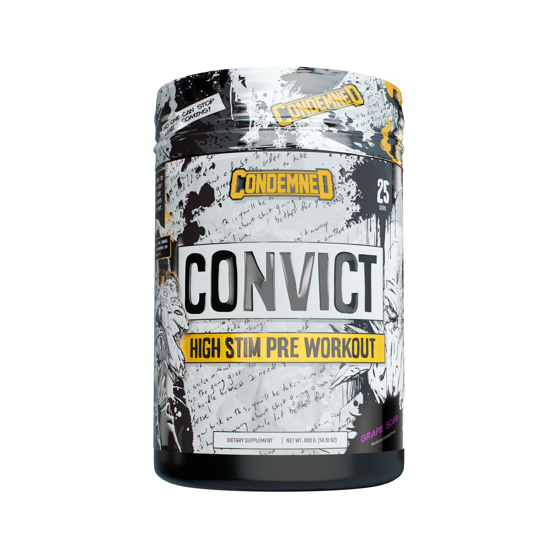 Convict NEW Pre-Workout Pre workout Condemned Labz Grape