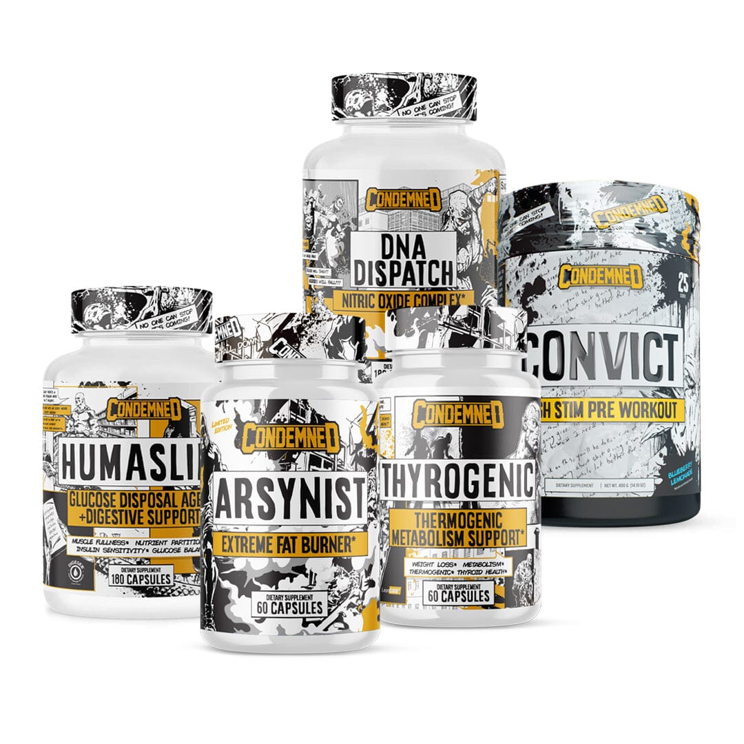Elite Performance Stack Condemned Labz Blueberry Lemonade 60 Servings (Humaslin+)