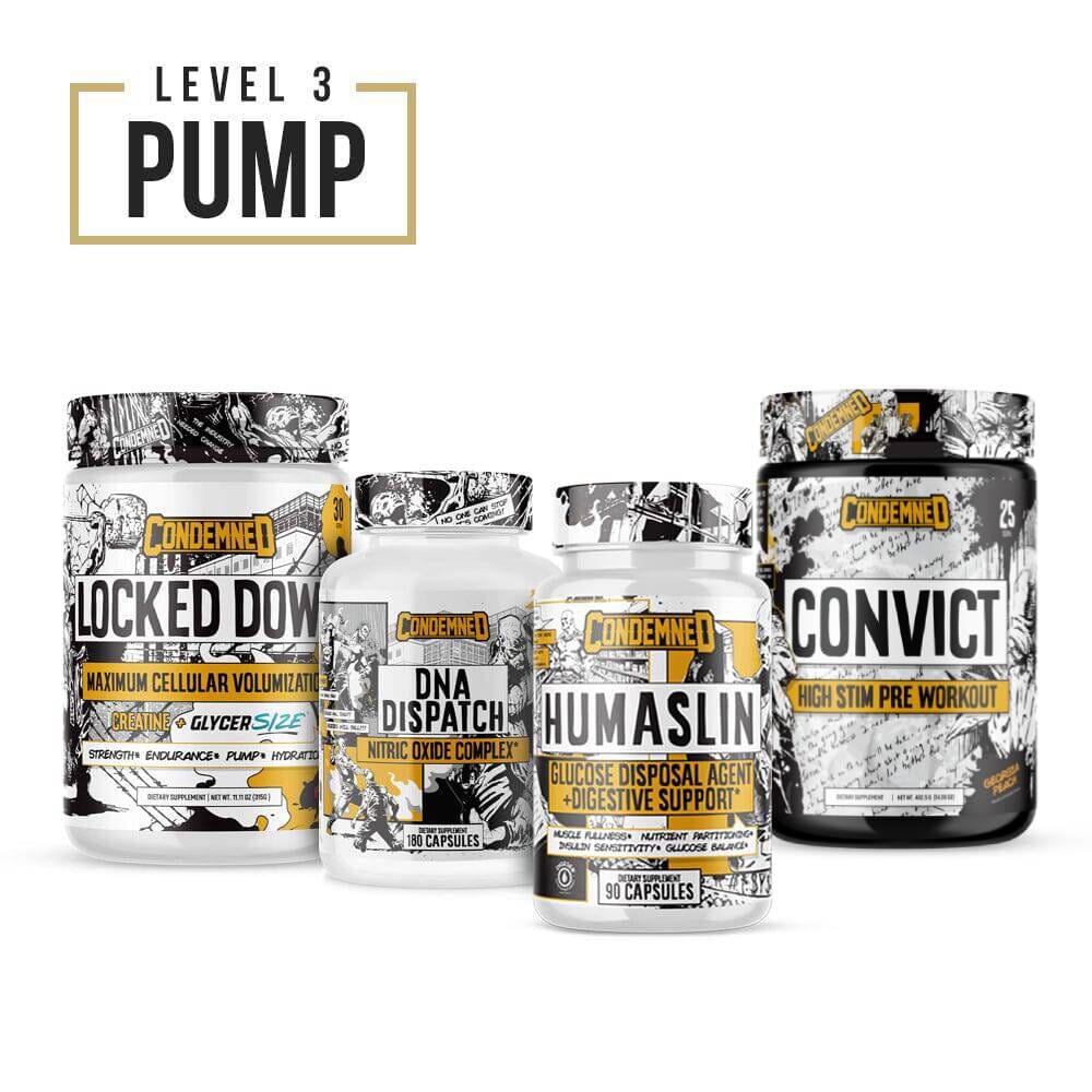 Level 3 Pump Condemned Labz Georgia Peach Fruit Punch 30 SERVINGS