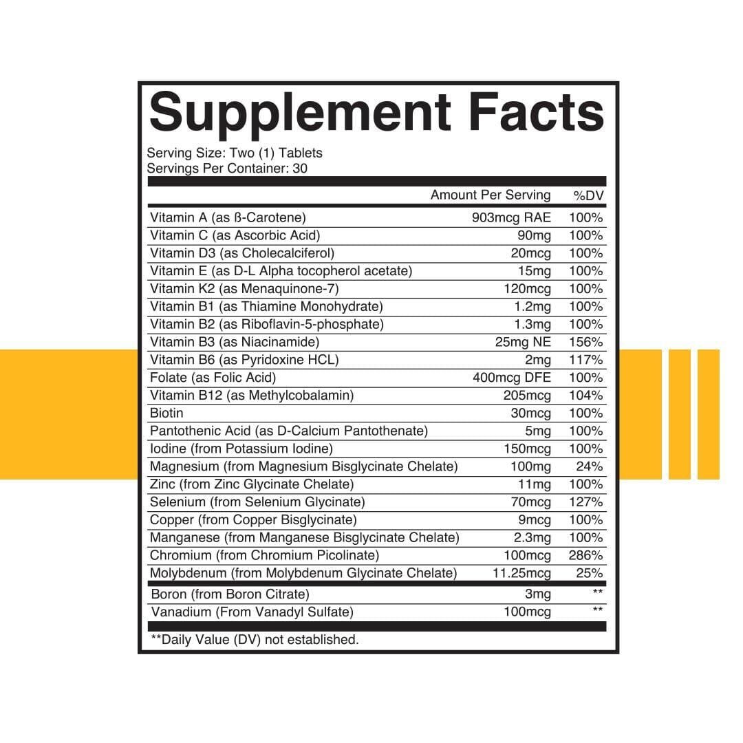 Multi-Vitamin (30 Servings) ESSENTIALS Condemned Labz