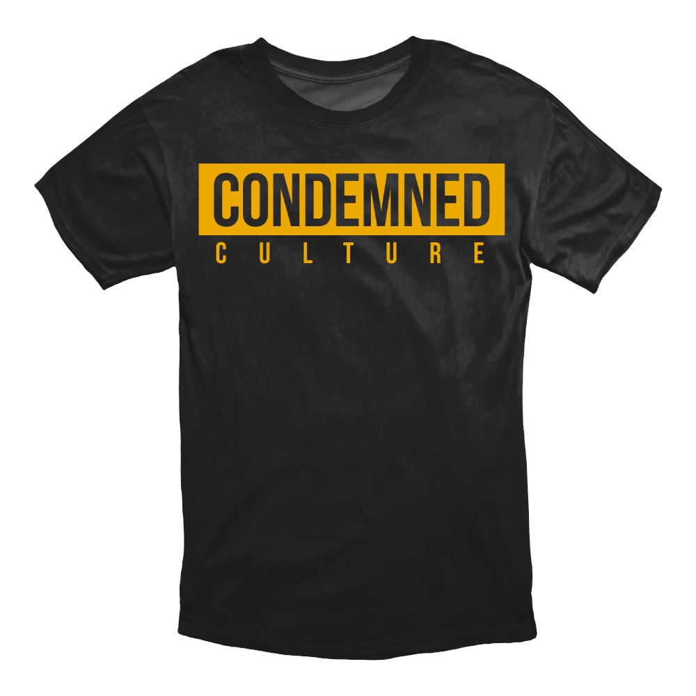 Condemned Culture Supreme Style Tee APPAREL Condemned Labz BLACK SMALL 