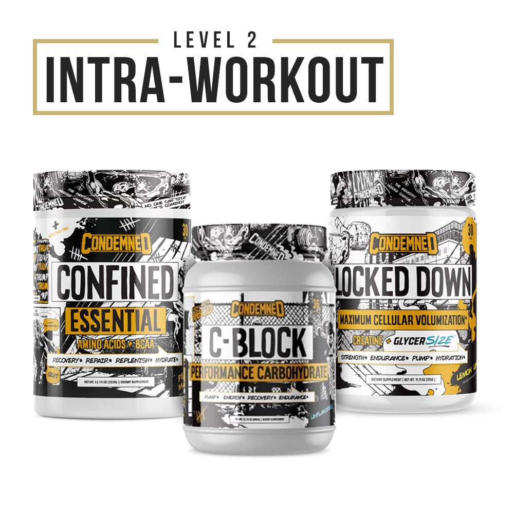 Level 2 Intra Workout Condemned Labz Lemon Lime Peach Mango Unflavored