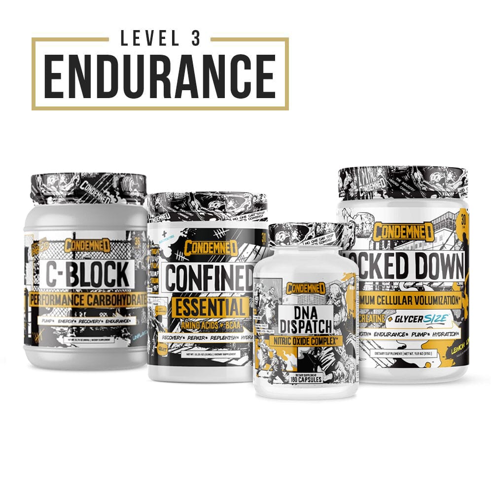 Level 3 Endurance Condemned Labz Unflavored Unicorn Rainbow Lemon Lime