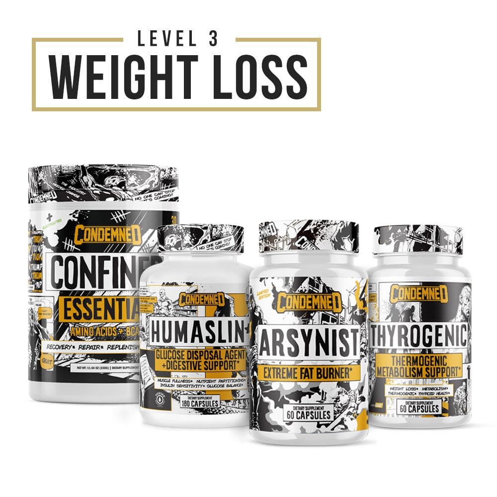 Level 3 Weight Loss Fat Burner Condemned Labz Peach Mango 90 SERVINGS (HUMASLIN+)