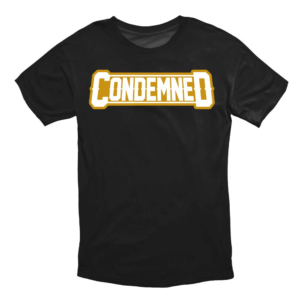 RETRO TEE APPAREL Condemned Labz SMALL BLACK