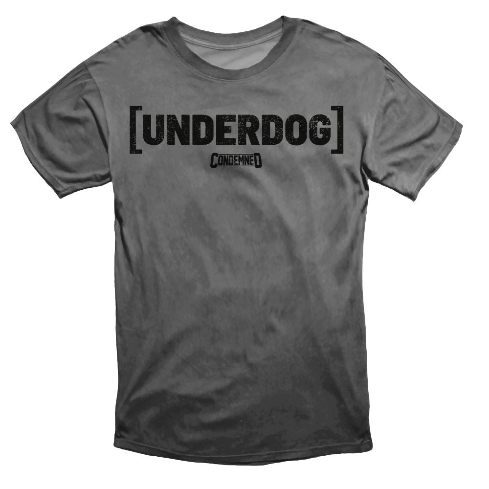 UNDERDOG FIGHTCLUB TEE APPAREL Condemned Labz GRAY SMALL