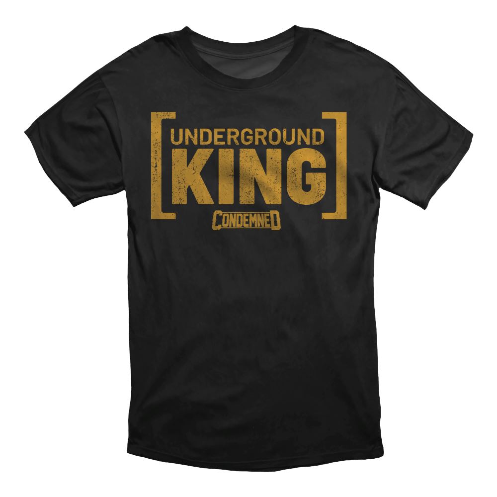 UNDERGROUND KING TEE APPAREL Condemned Labz BLACK SMALL
