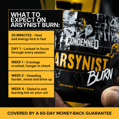 Arsynist Burn Extreme Fat Burner Fat Burner Condemned Labz 