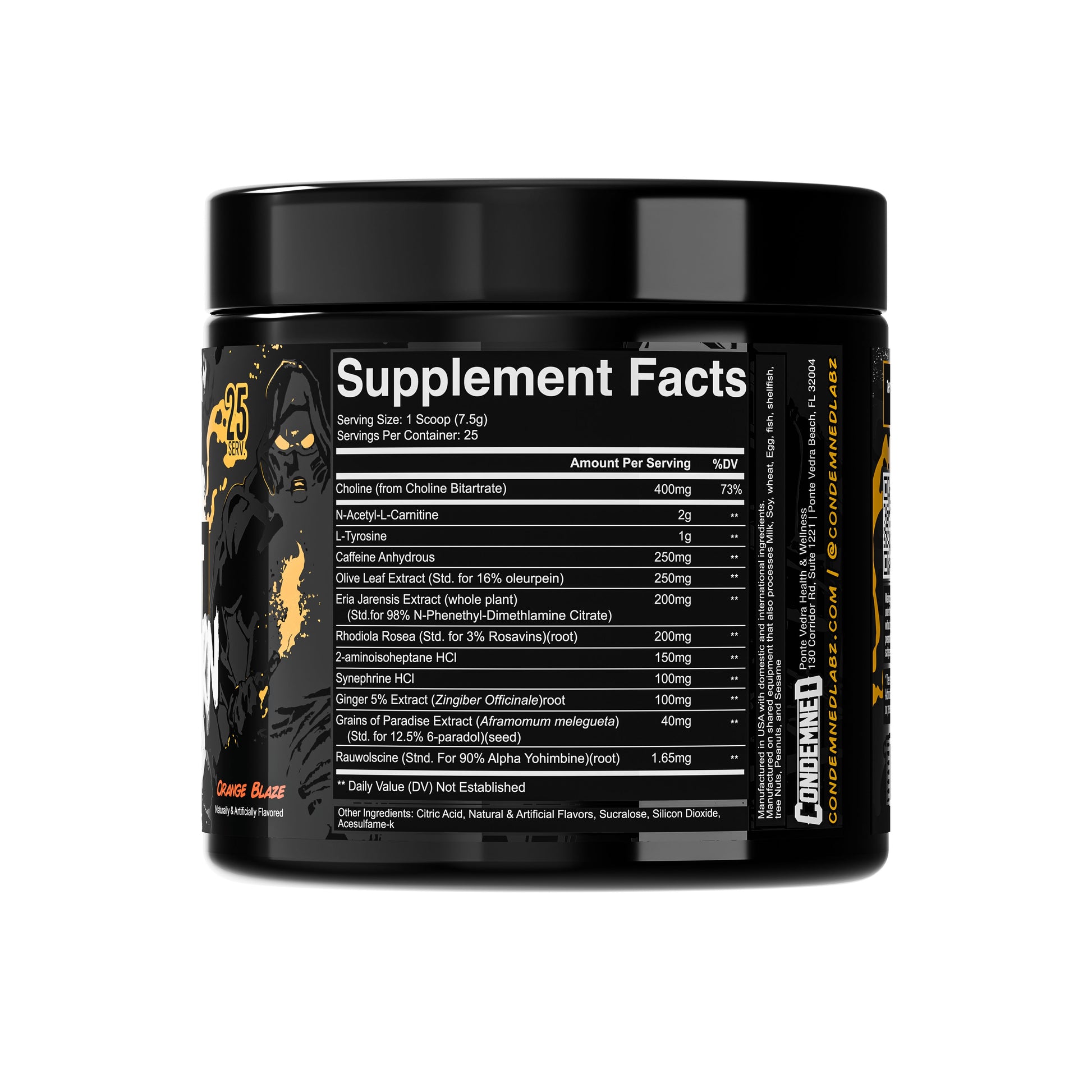 Arynist Burn Extreme Fat Burner Condemned Labz 