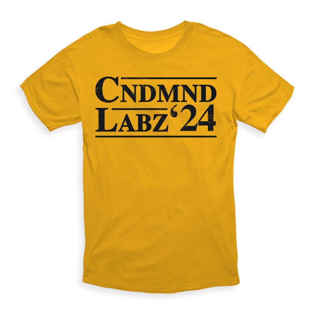 CNDMND ’24 Patriotic Tee Condemned Labz Gold Small 