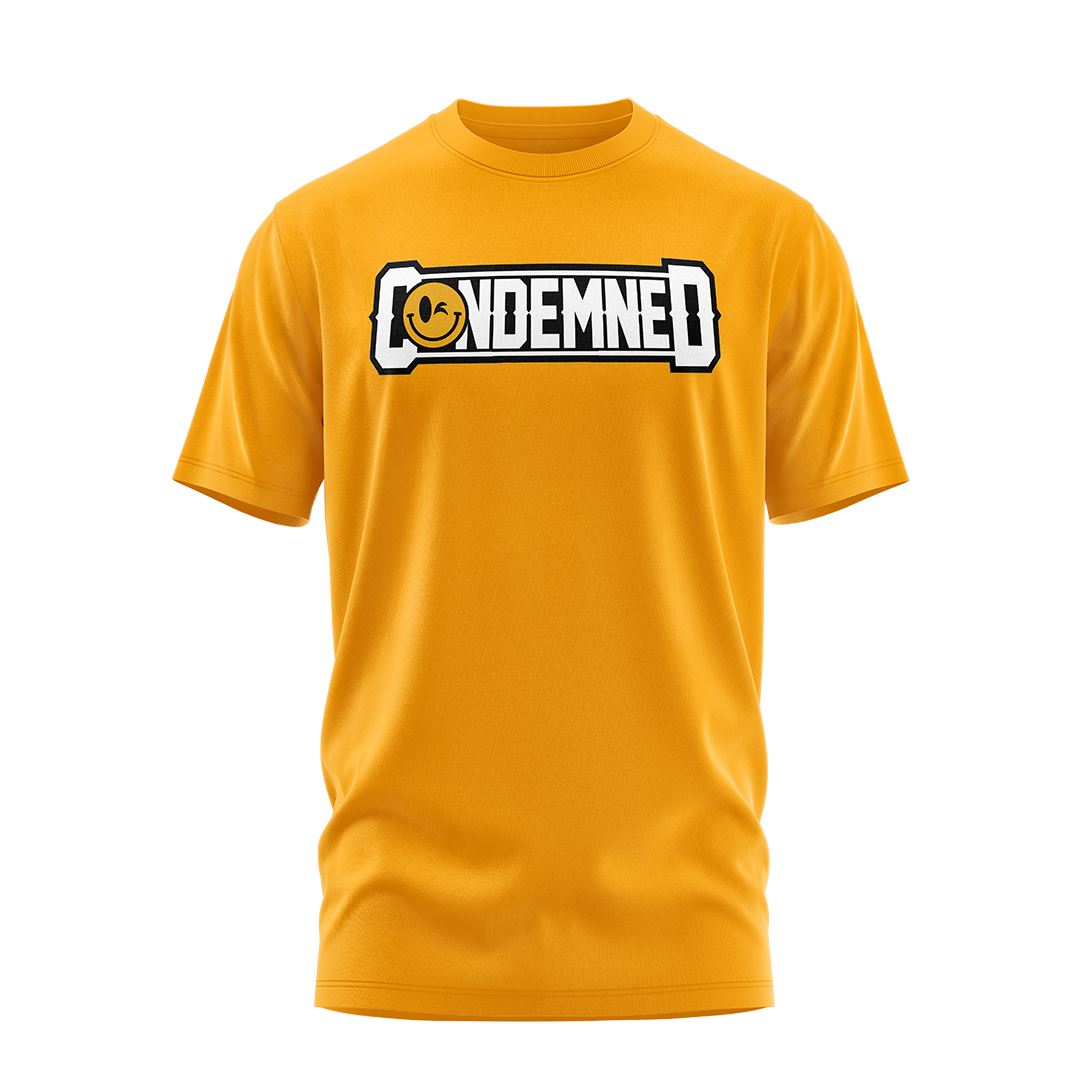 Condemned Labz X Fresh Supps T-shirt APPAREL Condemned Labz Gold Small 