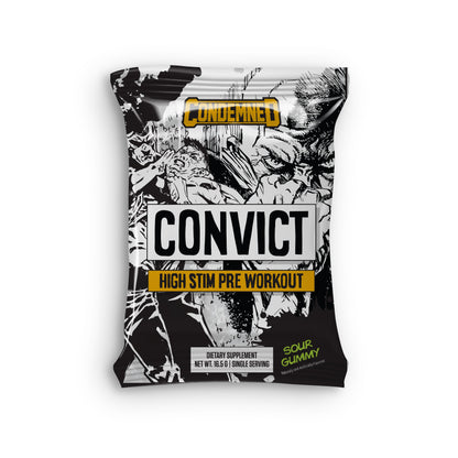 Convict Extreme Pre-Workout Samples Condemned Labz Sour Gummy 