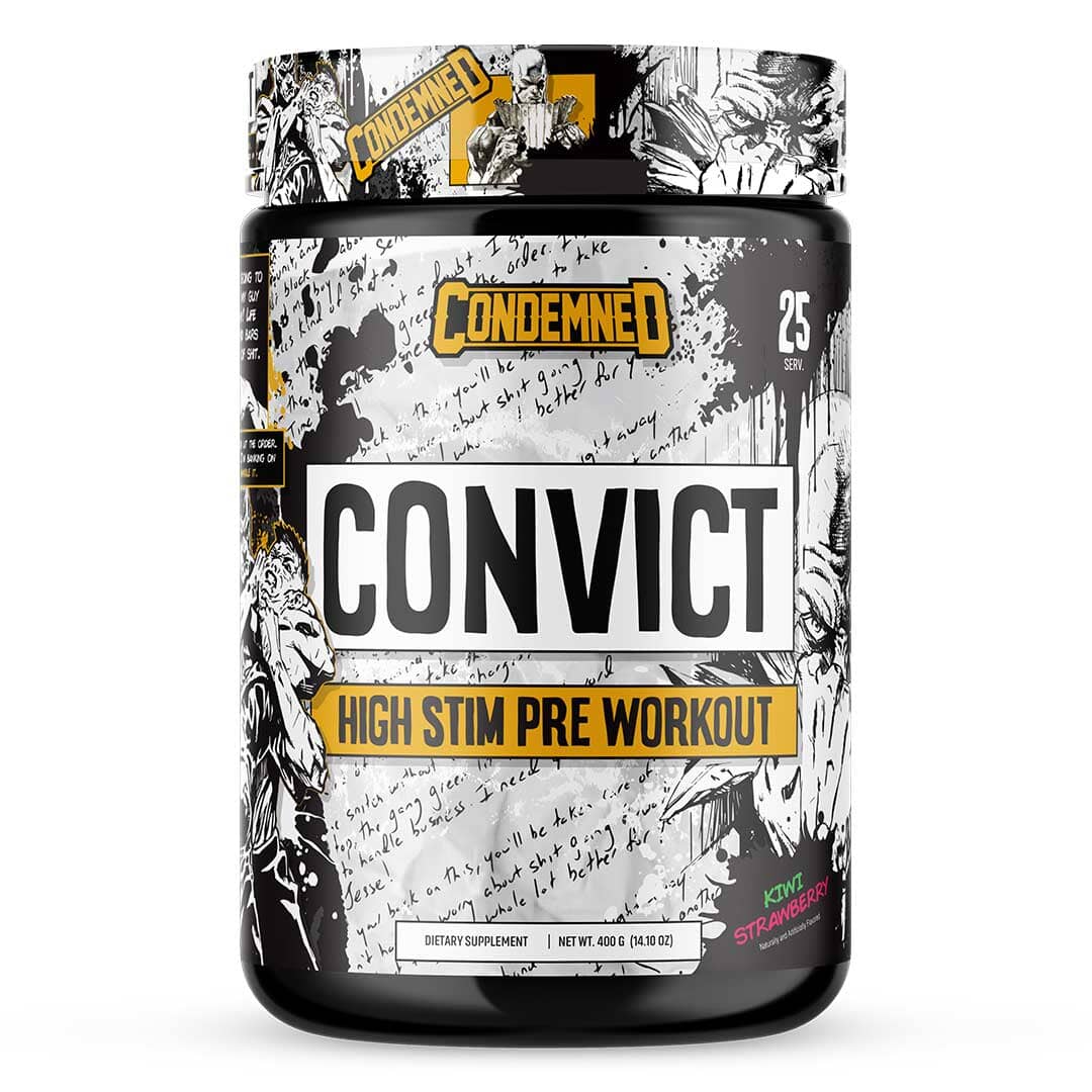 Convict NEW Pre workout Condemned Labz Kiwi Strawberry