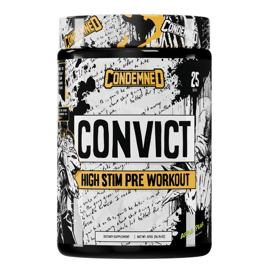 Convict NEW Pre-Workout Pre workout Condemned Labz 