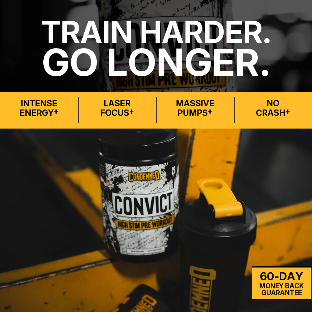 Convict NEW Pre-Workout Pre workout Condemned Labz 