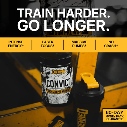 Convict NEW Pre-Workout Pre workout Condemned Labz 