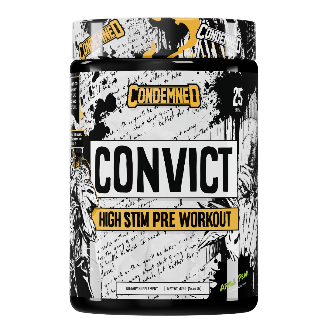 Convict NEW Pre-Workout Pre workout Condemned Labz Apple Bear 