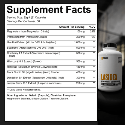 Lasidex - Advanced Herbal Diuretic + Water Balance Support Condemned Labz 