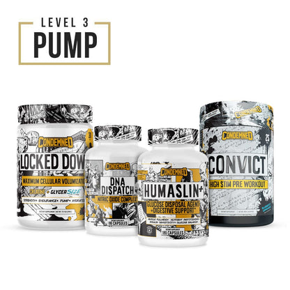 Level 3 Pump Condemned Labz Blueberry Lemonade Fruit Punch 60 SERVINGS (HUMASLIN+)