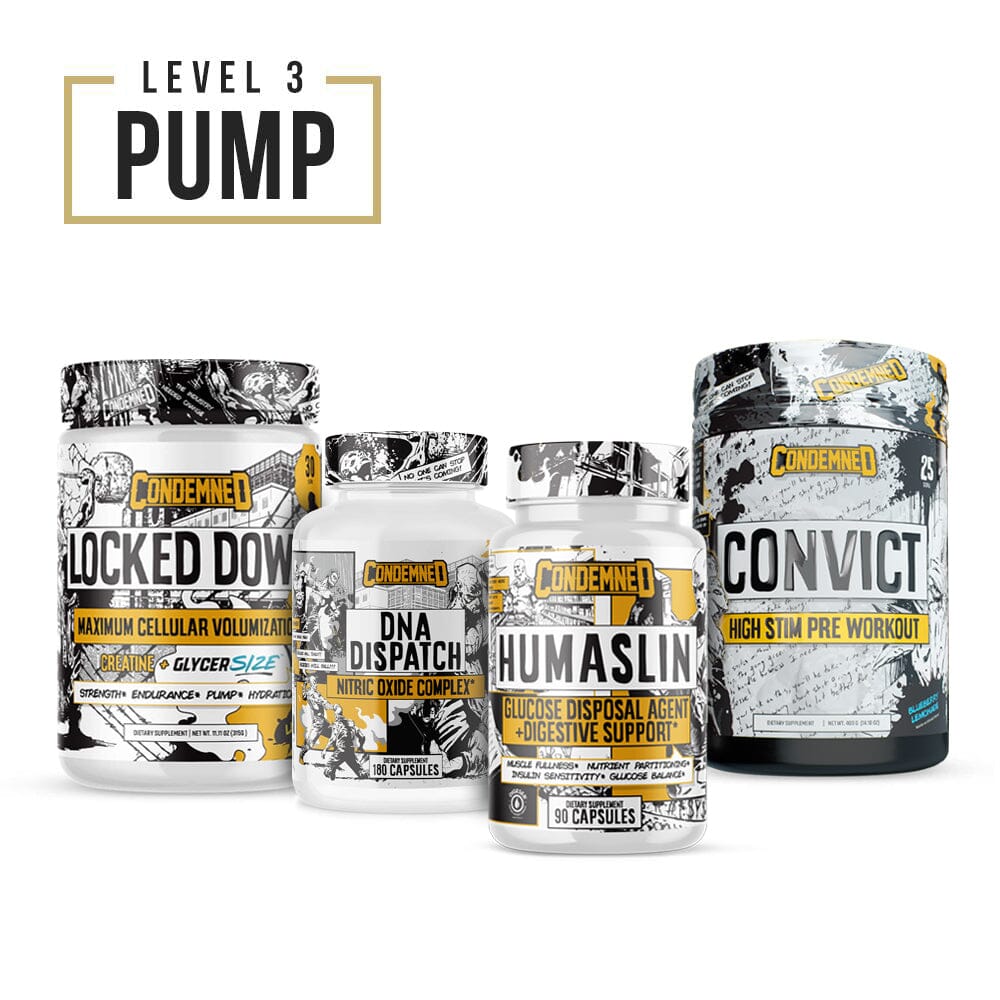 Level 3 Pump Condemned Labz Blueberry Lemonade Lemon Lime 30 SERVINGS