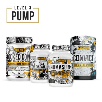 Level 3 Pump Condemned Labz Blueberry Lemonade Lemon Lime 60 SERVINGS (HUMASLIN+)