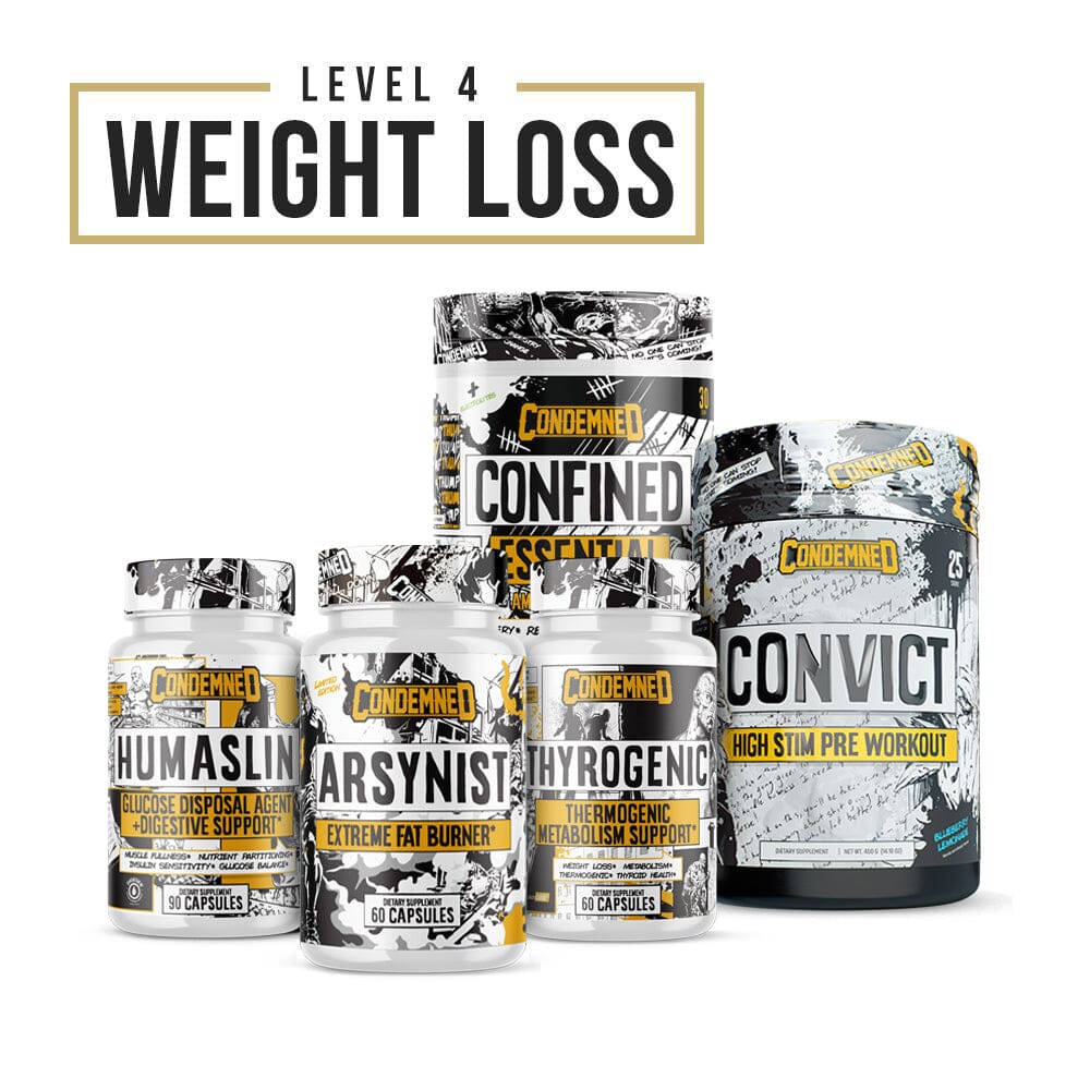 Level 4 Weight Loss Condemned Labz Peach Mango Blueberry Lemonade 30 SERVINGS