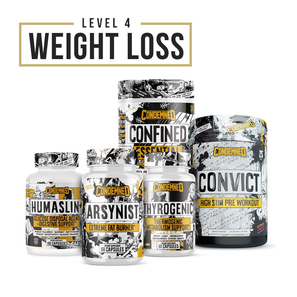 Level 4 Weight Loss Condemned Labz Peach Mango Citrus Cherry 60 SERVINGS (HUMASLIN+)