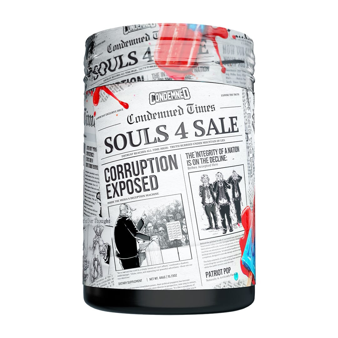 SOULS 4 SALE Broken Promises Pre workout Condemned Labz 