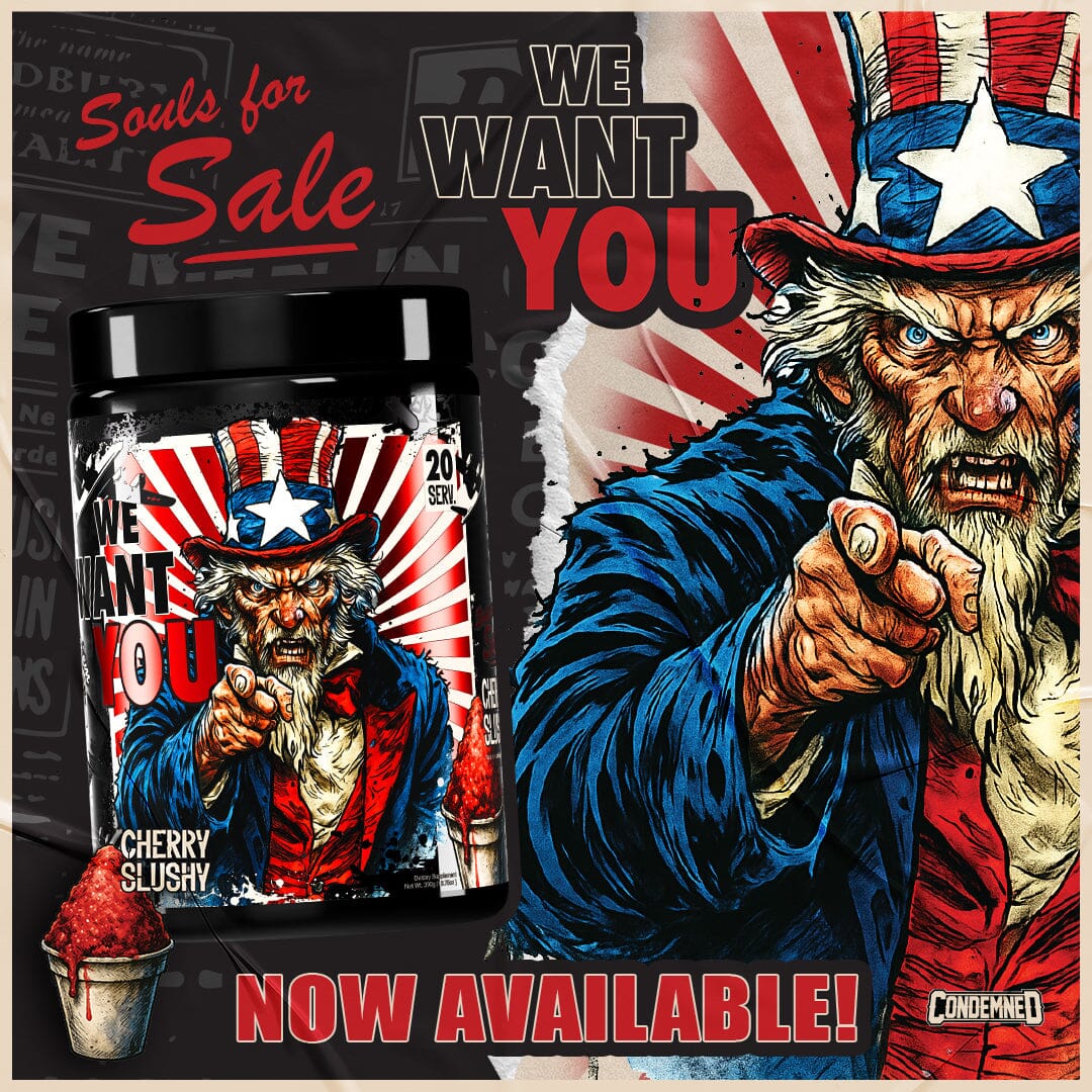 SOULS 4 SALE CHERRY SLUSHY PRE-WORKOUT | LIMITED EDITION Pre workout Condemned Labz 