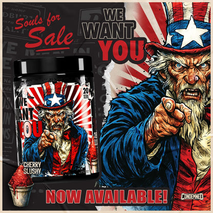 SOULS 4 SALE CHERRY SLUSHY PRE-WORKOUT | LIMITED EDITION Pre workout Condemned Labz 