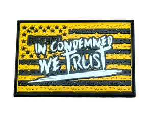 In Condemned We Trust Rubber Patch Hook & Loop ACCESSORIES Condemned Labz 