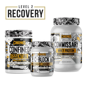 Level 2 Recovery Condemned Labz Peach Mango Cinnamon Graham Cracker Unflavored