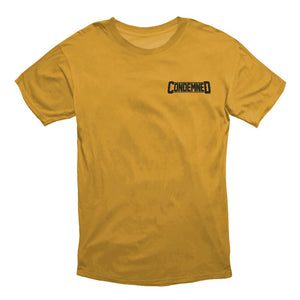 MINIMALIST TEE APPAREL Condemned Labz GOLD SMALL 