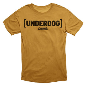 UNDERDOG FIGHTCLUB TEE APPAREL Condemned Labz GOLD SMALL 